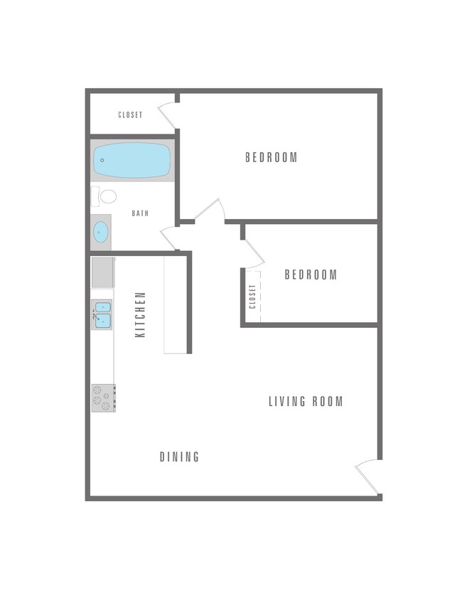 2 Bedroom 1 Bath - Corona del Sol