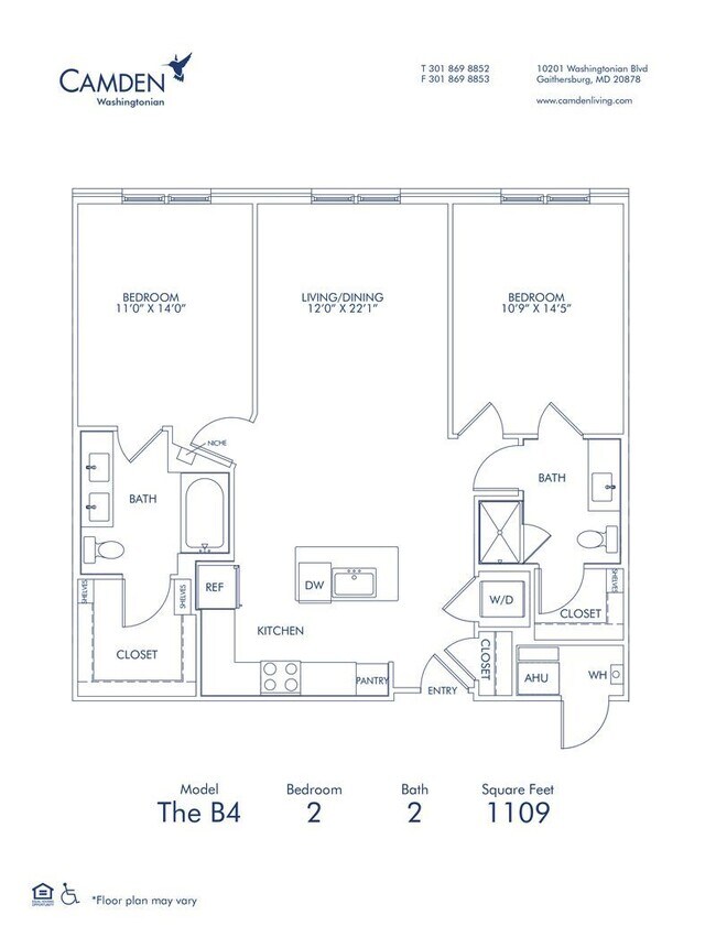 Floorplan - Camden Washingtonian