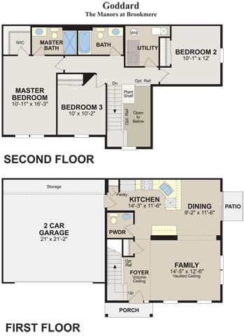 Floorplan - Manors at Brookmere