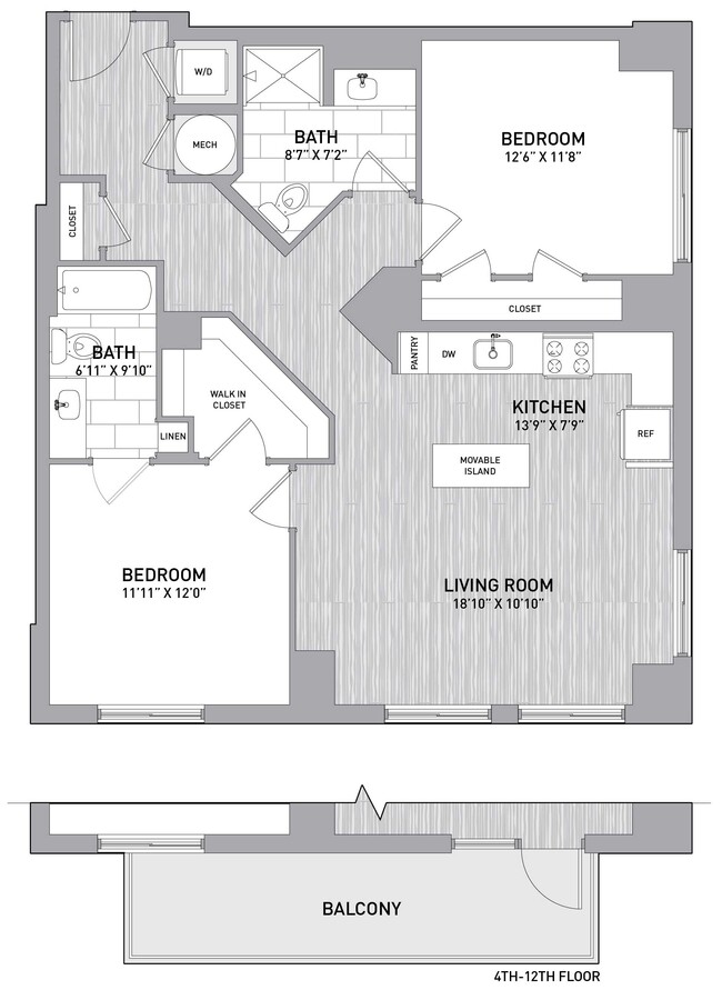 Floorplan - Union on Queen