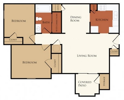2BR/1BA - Canterbury Place