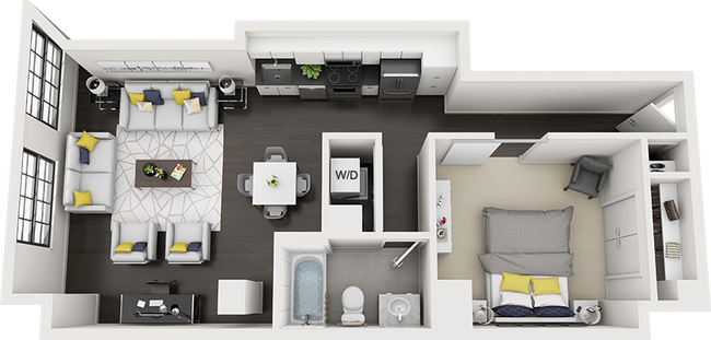 Floorplan - The Lofts at Atlantic Wharf