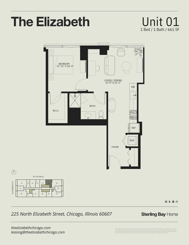 Floorplan - The Elizabeth Chicago