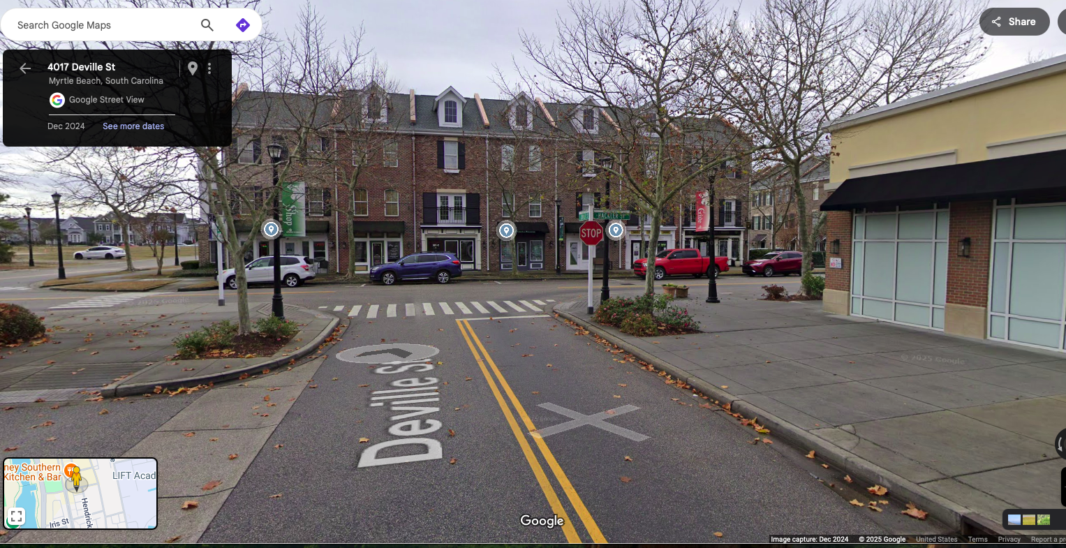 View of Building from Town Center - 981 B Hackler Street