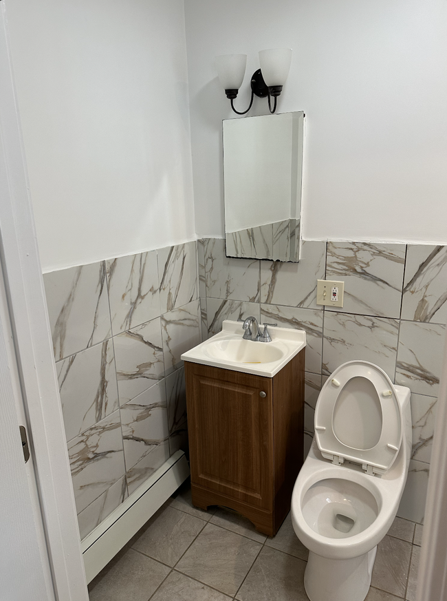 Recently updated bathroom - 58 S Waverly St