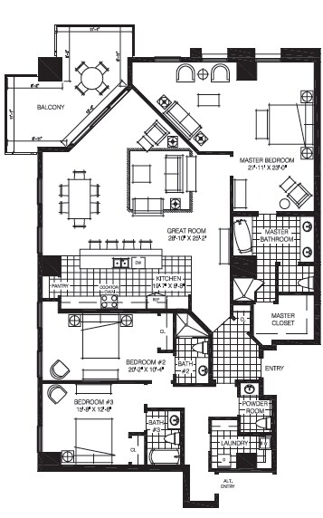 3BR/3.5BA - The Mark