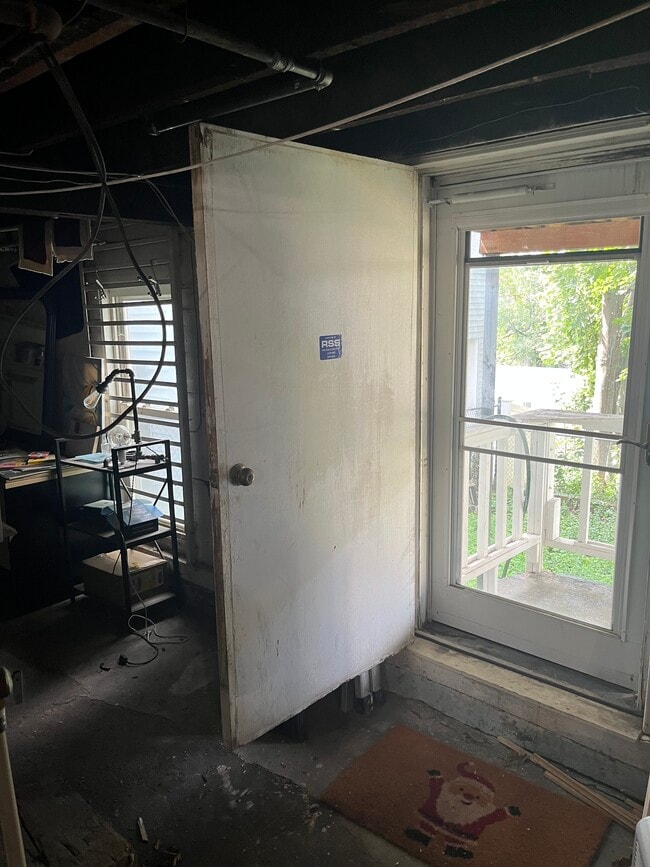 Garden level door to back yard - 90 Franklin Ave