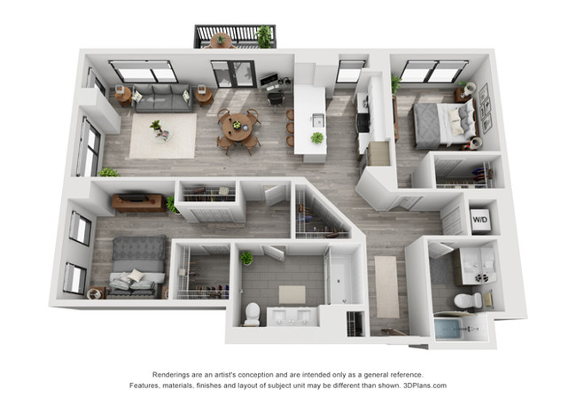 Floorplan - Residences at Addison Clark