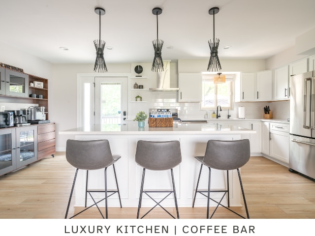 Modern fully stocked kitchen - 7621 Central College Rd