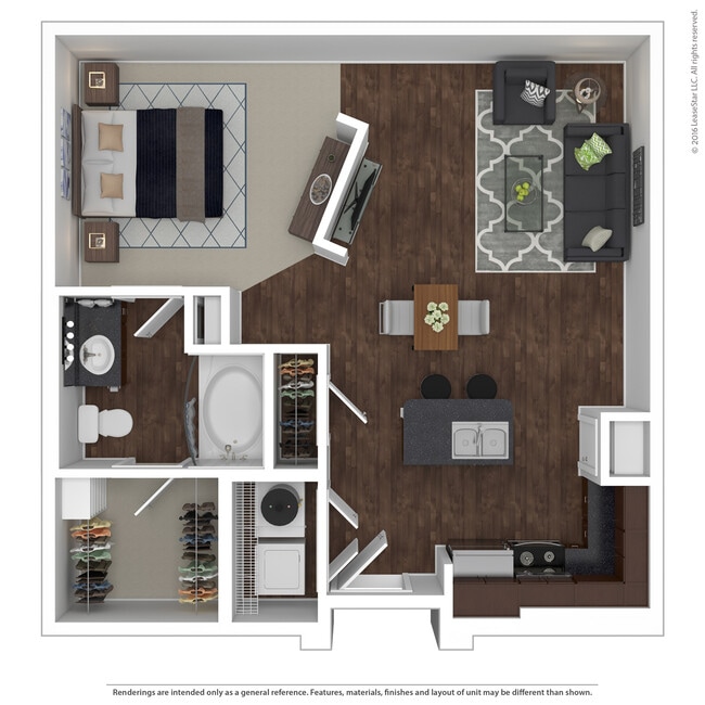 A1 Floor Plan - Anatole at City View
