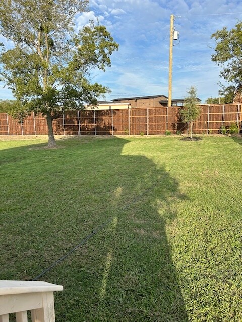 Backyard - 404 S Texas Dr