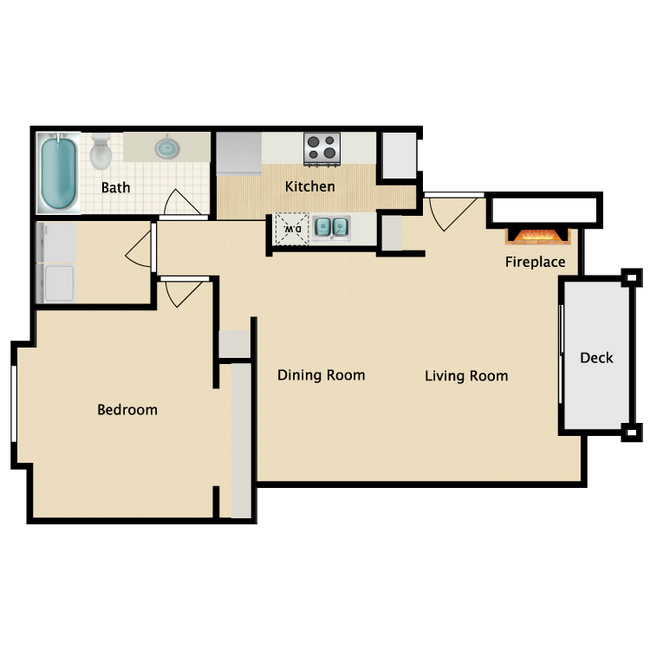 Floorplan - Brookhaven Apartments