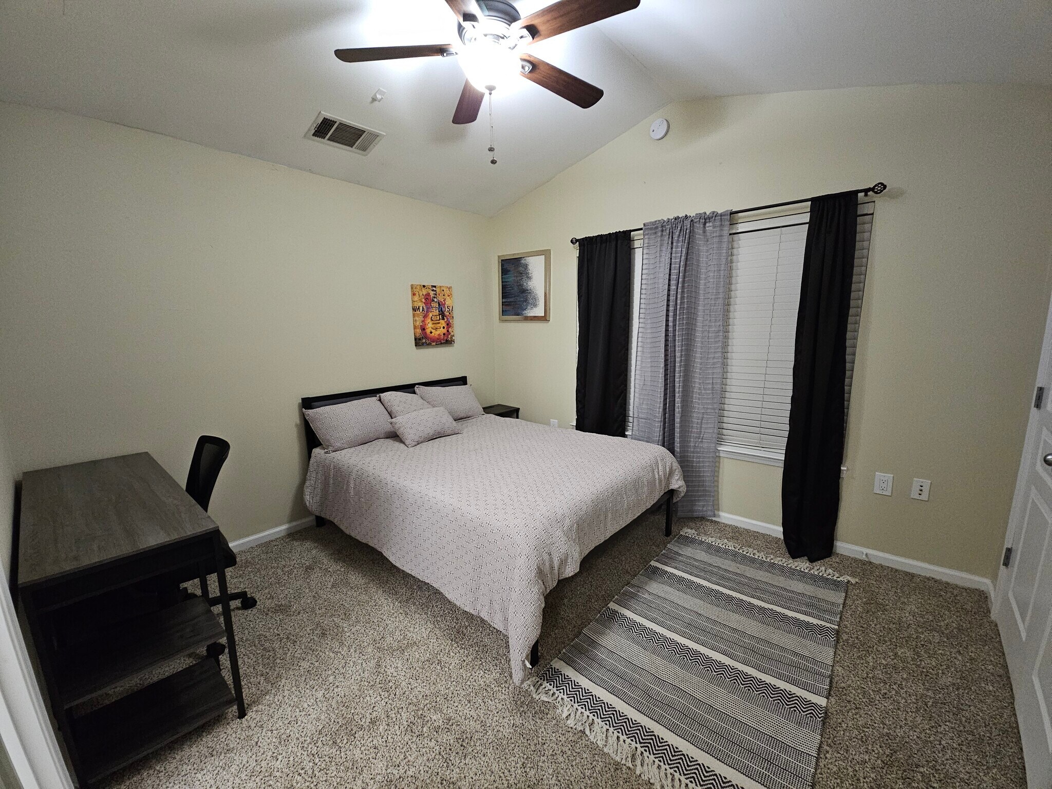 Bedroom 2 - Queen Bed - 1725 Harvey Mitchell Pkwy S