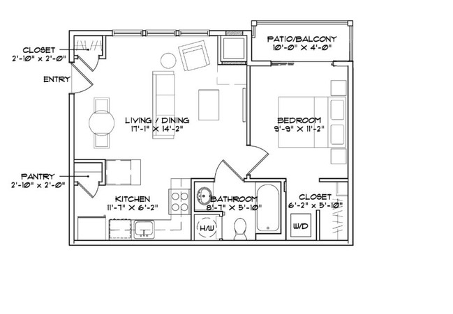 Floorplan - Park Sixty Four