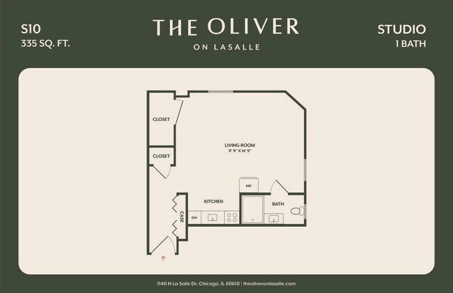 Floorplan - The Oliver on LaSalle