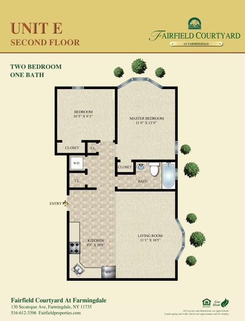 Floorplan - Fairfield Courtyard At Farmingdale