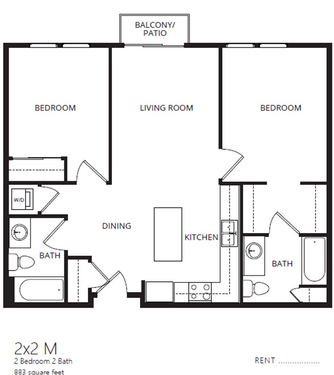 Floorplan - Heritage Village Apartments