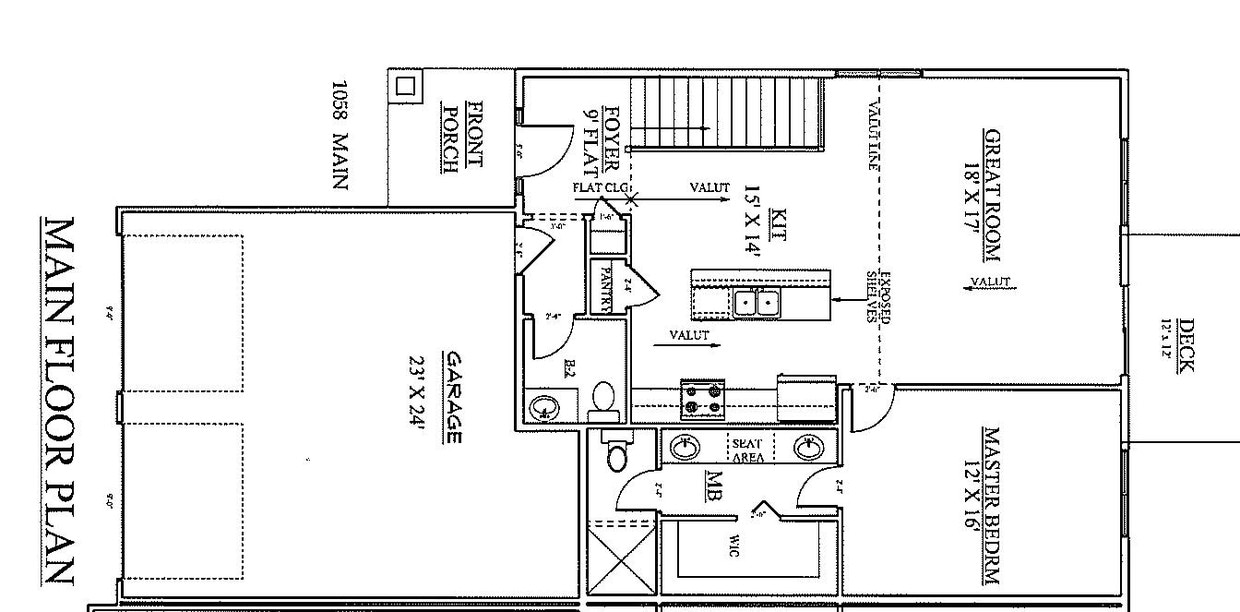 Main level - 2723 London Drive