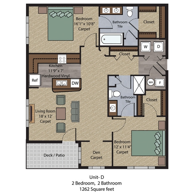 Floorplan - The Apartments at Lux 96
