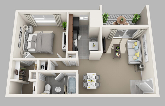 Floorplan - Birdneck Village Apartments