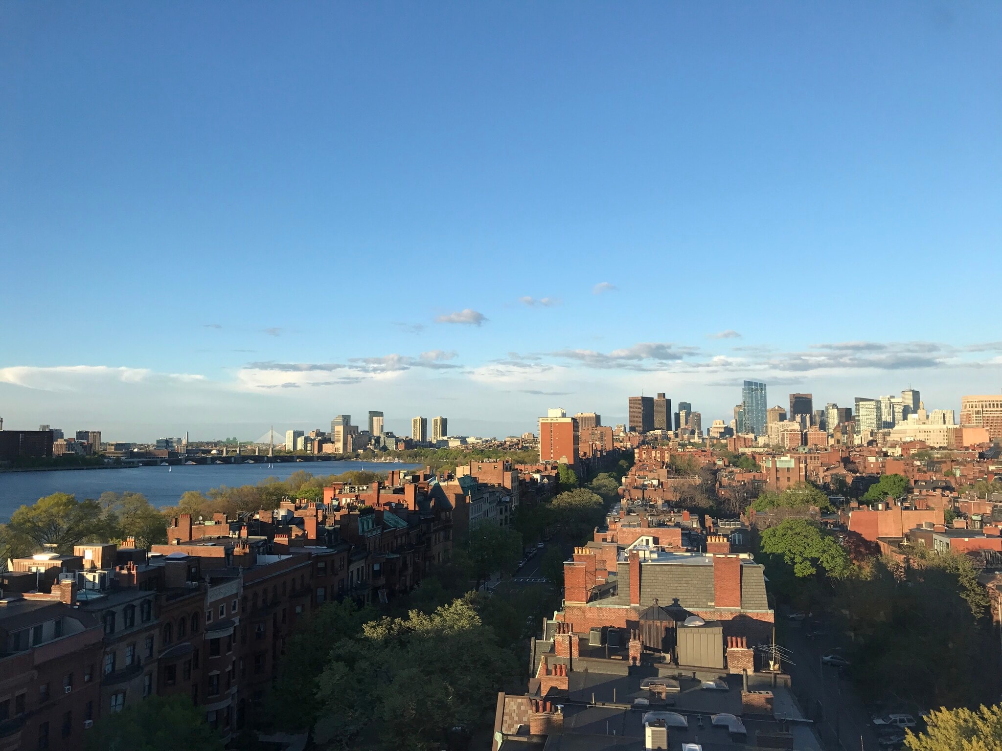 View from both bedrooms and bathroom - 483 Beacon St