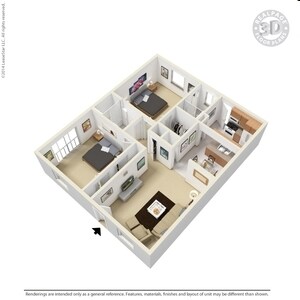 2BR/1BA - Hurst Gardens