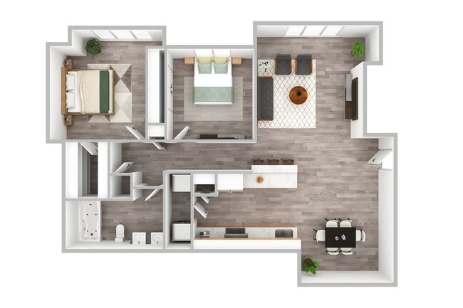1 Bedroom | 1 Bath | 998 SF - Avalon Oaks Apartments