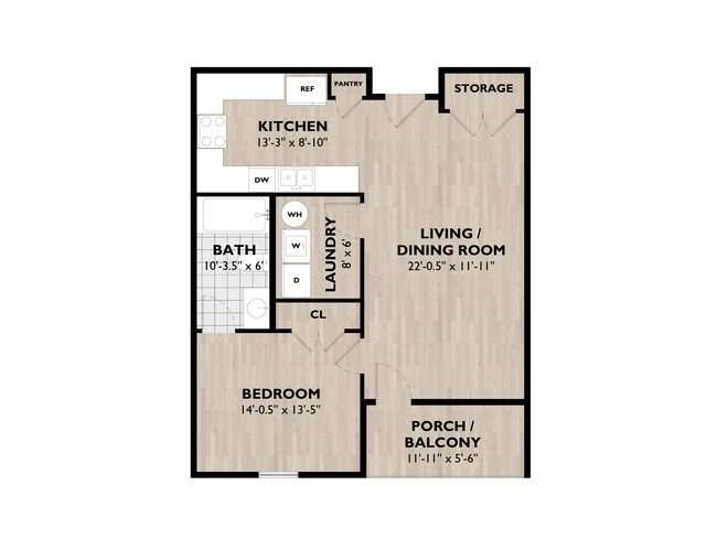 Floorplan - The Verandas Apartment Homes