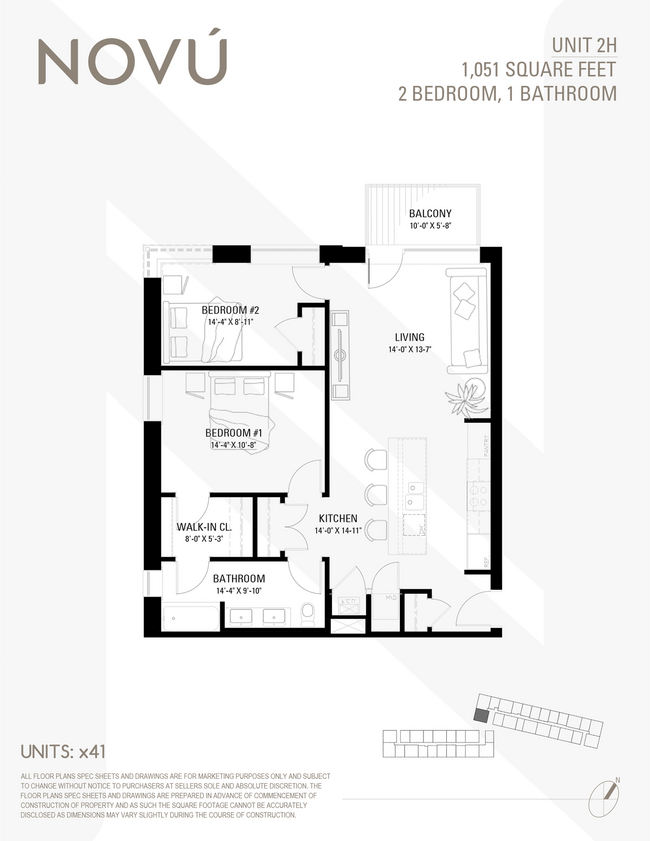 Floorplan - Novu Apartments