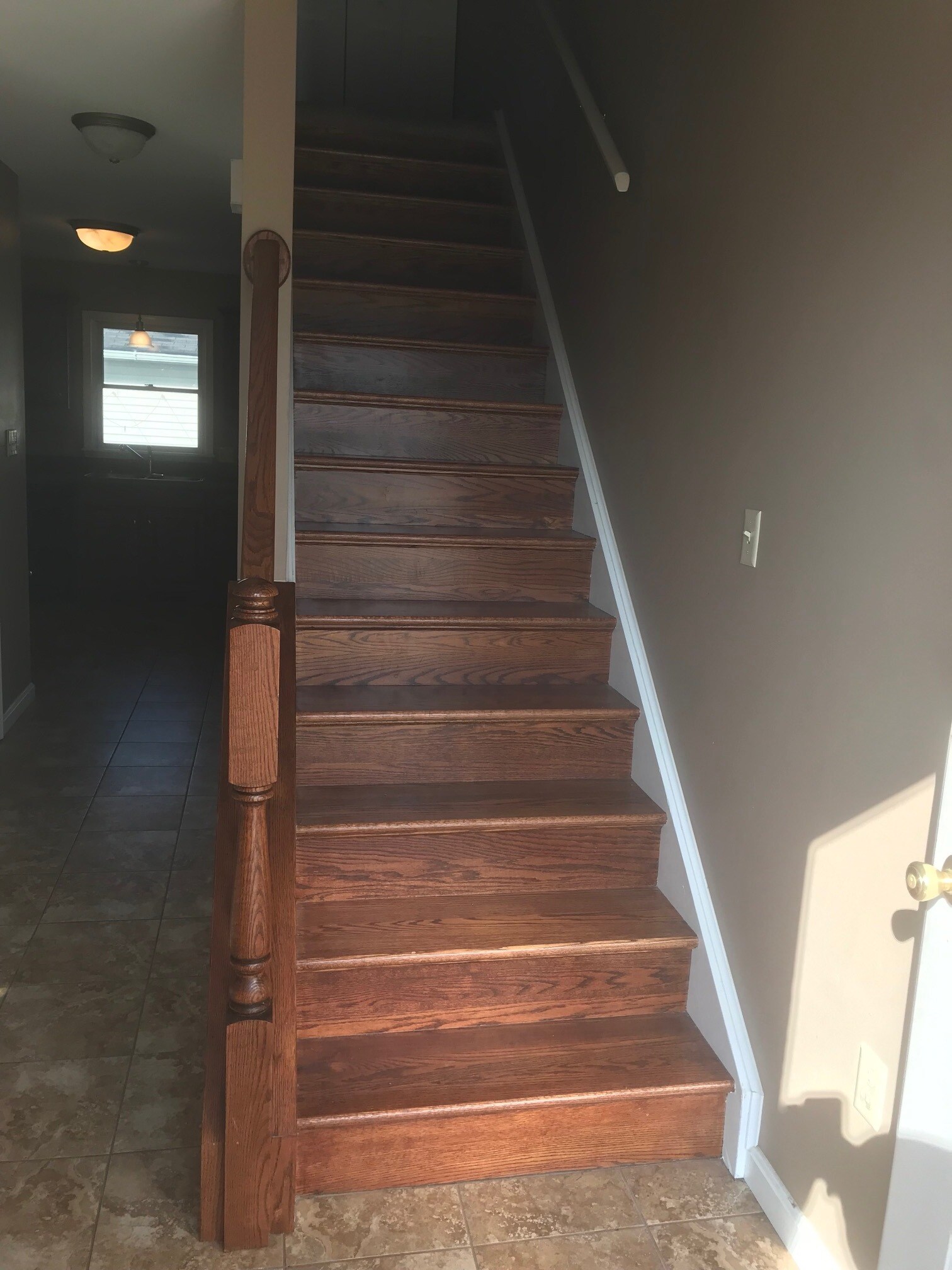 Solid Oak Staircase - 69 Nottingham Dr