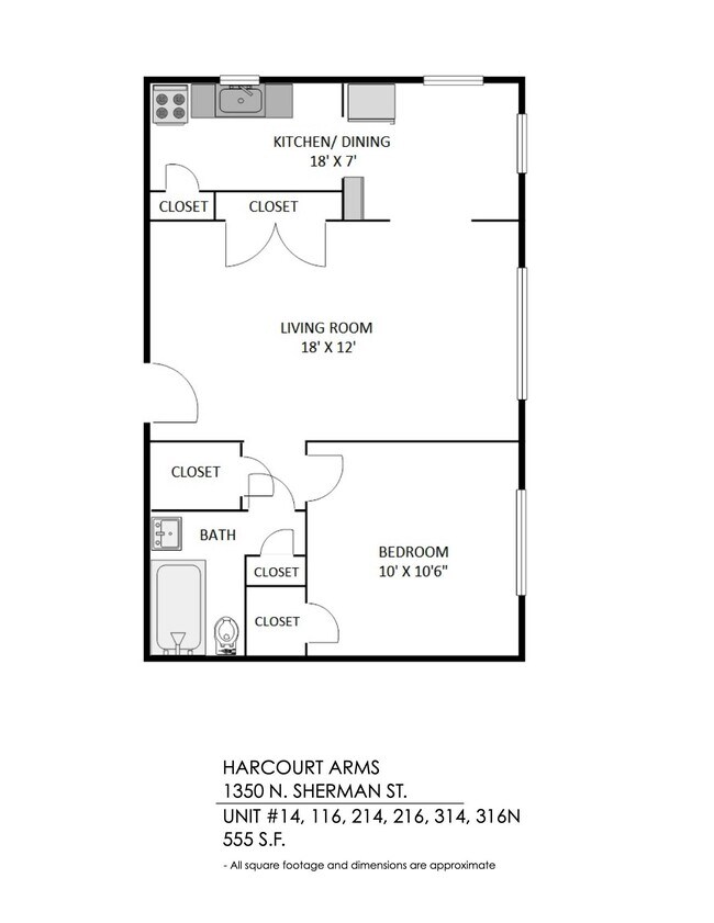 Floorplan - Harcourt Arms
