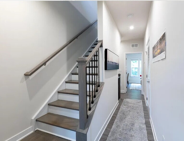 Bright stairways and halls. - 314 Music Hall Way