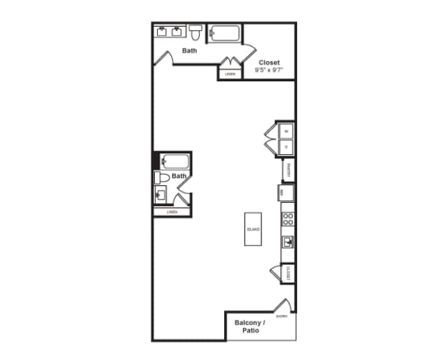 Floorplan - Terraces at Paseo Colorado