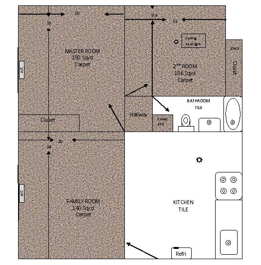 2BR/2BA - Dryden Apartments