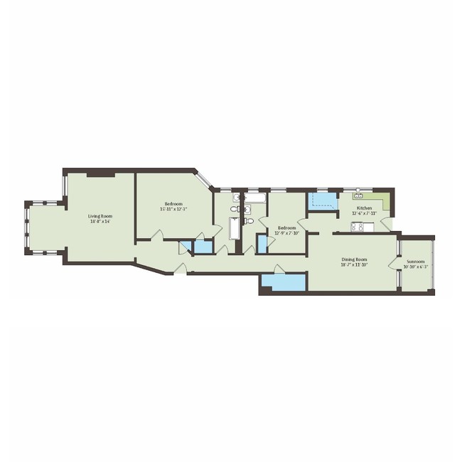 Floorplan - 5229 S. Drexel Avenue