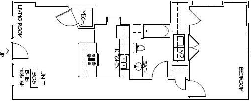 1BR/1BA - San Regis Apartments