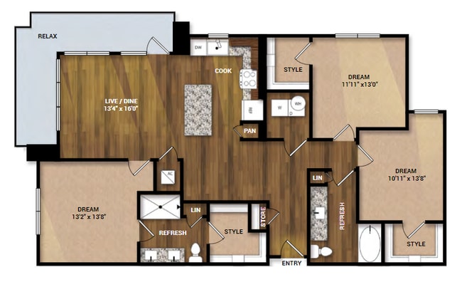 Floorplan - The Landing at Centreport