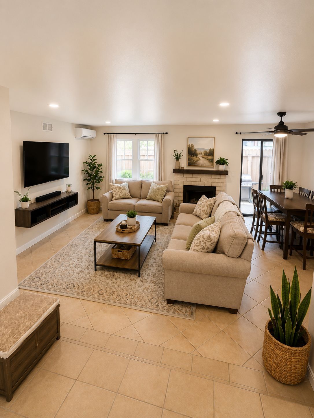 LIVING ROOM - FURNISHED - 2118 Obarr Pl