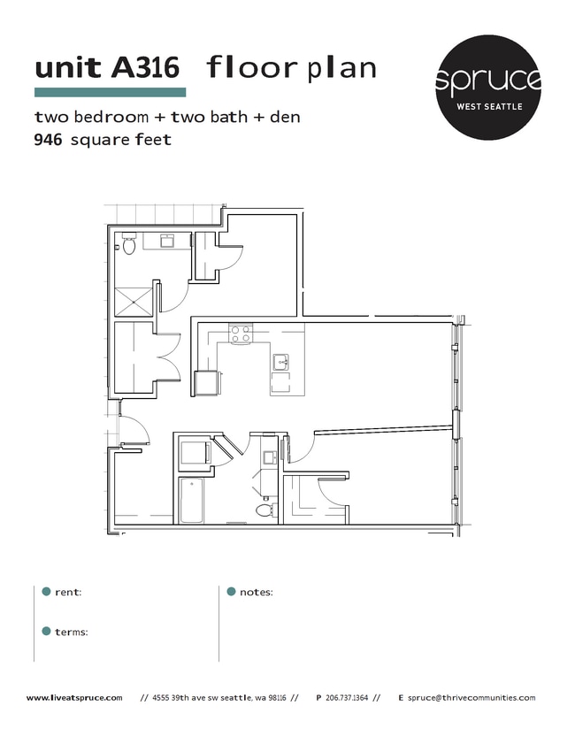 Floorplan - Spruce