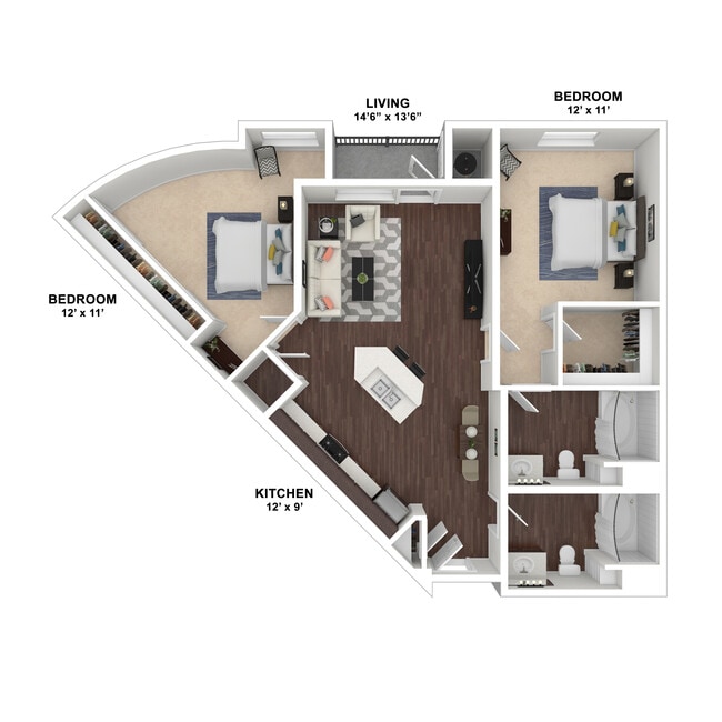 Floorplan - sunset + vine