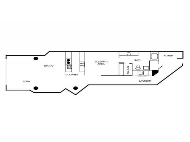 Floorplan - South Side on Lamar