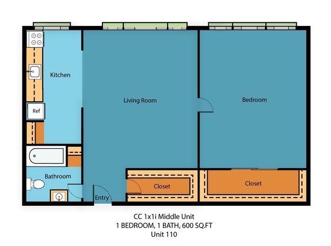Floorplan - Carolina Court Apartment Homes