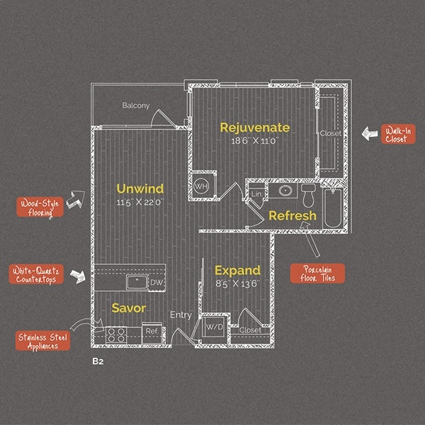 Floorplan - The Maxwell