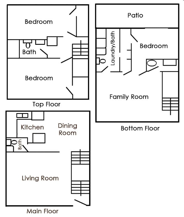 3BR/2.5BA - Townhomes at Mountain Ridge
