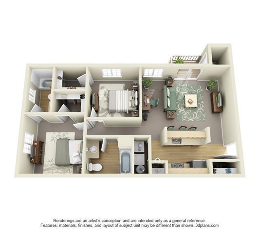 Floorplan - The Village at Union Mills