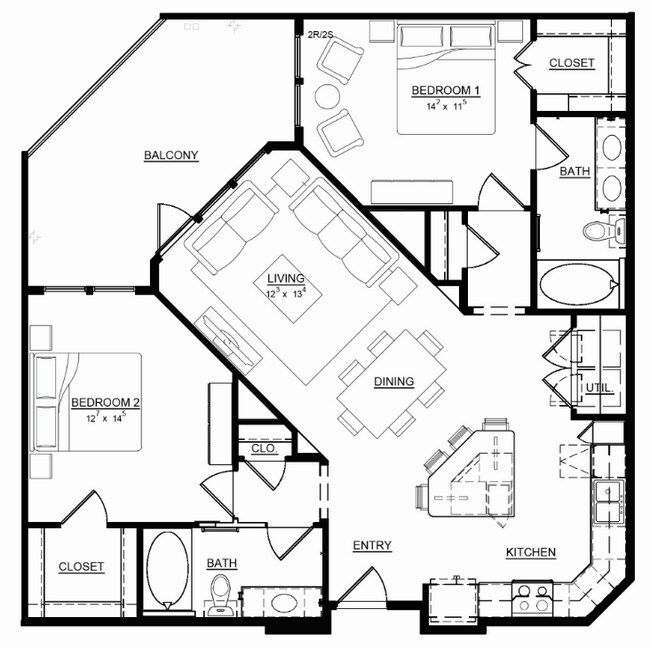 Floorplan - Mystique at University Heights
