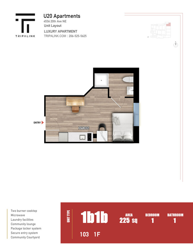 Floorplan - U20 Apartments