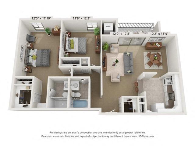 Floorplan - PeachTree of McLean