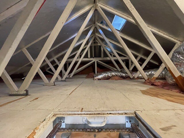 Attic lighted storage - 10545 Kemerton Rd