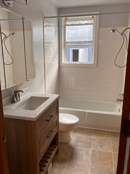 Mian Floor Bath- w/ New Sink and Cobinet, Toilet & Lights - 2824 Texas Ave S